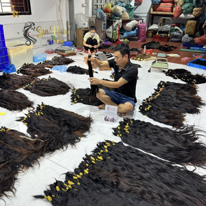 ผมดิบแบบไม่ผ่านกระบวนการผมมนุษย์สำหรับต่อผมมนุษย์ผมบริสุทธิ์แบบไม่ผ่านกระบวนการผมคนจากเวียดนาม - Product Image 1