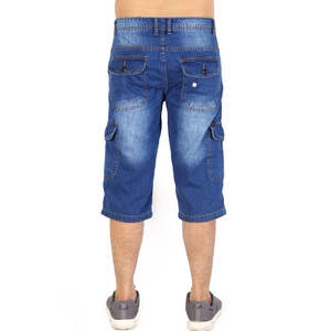 Trending 2026 <b>Men</b> Denim <b>Long</b> <b>Shorts</b> High Quality Denim <b>Long</b> <b>Shorts</b> Cheap Price <b>Men</b> Elastic Waist Denim <b>Long</b> <b>Shorts</b> - Product Image 3