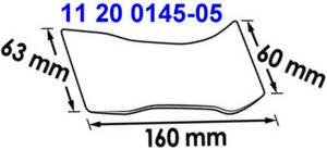 Removedor de Tipo Manual de 160 mm de Ancho, de Nailon + Fibra de Vidrio para Reparación - Product Image 3