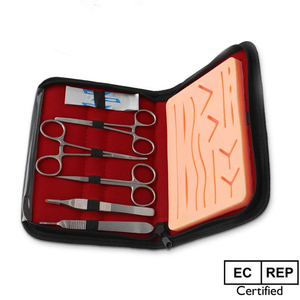 Pinces chirurgicales manuelles de qualité supérieure Kit de pratique de suture Utilisation de la formation Outil étudiant en acier inoxydable - Product Image 4