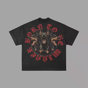 Servicio OEM tamaño y colores personalizados Camisetas gráficas algodón transpirable Diseño personalizado y logotipos Impreso en blanco Plus camiseta unisex - Product Image 2