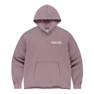 Sudadera con Capucha de Algodón French Terry con Dobladillo Cortado para Hombre, Sudadera de Alta Calidad de 450 Gsm con Logotipo Personalizable - Product Image 5