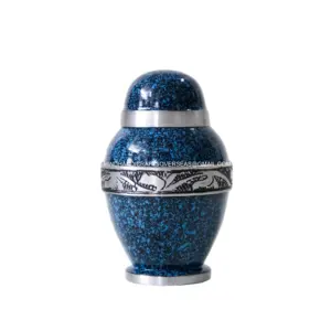 Small Keepsake Cremation <b>Urn</b> for Human Ashes | Mini Funeral <b>Urn</b> for <b>Pet</b> or Human Funeral Ashes Mini <b>Casket</b> by India - Product Image 1