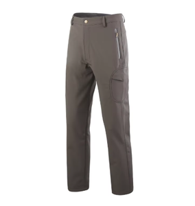 Vente en gros Pantalon en coton coupe ajustée pour hommes Braguette légère à fermeture éclair Décontracté Plat mi 100% Coton Léger Droit Service OEM disponible - Product Image 4