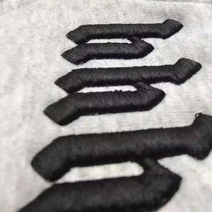 Sweat à capuche unisexe à double fermeture éclair avec broderie personnalisée et logo personnalisé 100% coton éponge française thermique Streetwear sweat à capuche zippé pour unisexe - Product Image 4