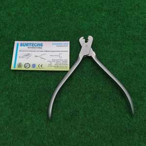 Surtechs 14.5 cm Pince d'orthodontie et de prothèse en acier inoxydable Source d'alimentation manuelle avec fermoir adhérent Caractéristique de flexion - Product Image 3