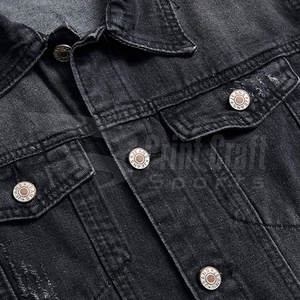 Vêtements de mode, veste en jean pour homme, coupe-vent, veste en jean d'hiver pour homme, veste en jean pour homme à la vente - Product Image 5