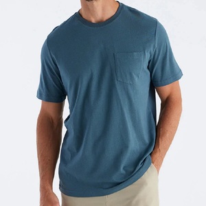 เสื้อยืดคอกลมสีทึบสำหรับผู้ชายเสื้อยืดแบบสั่งตัด - Product Image 4