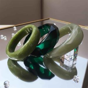 Bracelets et joncs en résine pour femmes, nouvelle collection, bijoux de style ange pour les fêtes et les mariages, haute qualité - Product Image 4