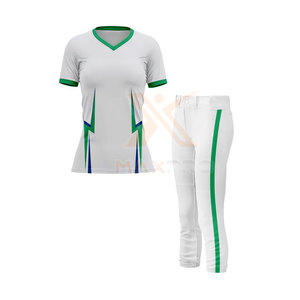 Vêtements de sport respirants pour femmes, uniforme de softball, écologiques, haute qualité, couleurs personnalisées, service OEM, nouveau design - Product Image 2