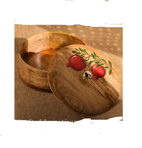 Caja de Chapati de Madera Esmaltada Única con Tapa Resistente y Diseño Especial Atractivo, Precio al por Mayor en India - Product Image 6