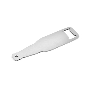 Producto de alta calidad Abrebotellas de acero inoxidable Logotipo personalizado ecológico Abrebotellas rectangular de acero inoxidable - Product Image 5