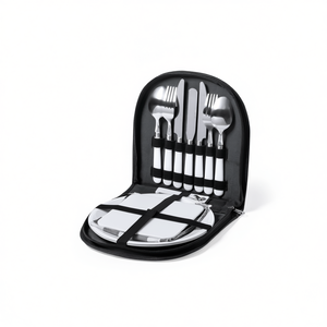Ensemble de pique-nique durable en RPET pour des dîners éco-responsables - Product Image 2