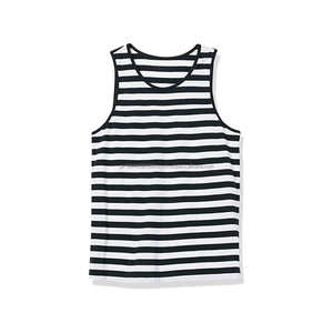 เสื้อกล้ามลำลองผู้ชายสำหรับฤดูร้อน แห้งเร็ว ผ้าโพลีเอสเตอร์ผสมคอตตอน ถักทอ รับสกรีนโลโก้ ทรงหลวม ไม่มีแขน เสื้อยืดแบบสปอร์ต - Product Image 2