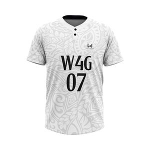 Maillot de baseball pour homme personnalisé de haute qualité, respirant, évacuant l'humidité, grande taille, séchage rapide, logo personnalisé en 3D sur le devant, sans frais de douane - Product Image 5