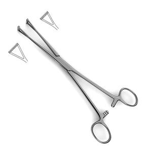 Pinzas de Tejido de Acero Inoxidable Duval Collins de 23 cm con Punta Serrada, Alta Calidad, Certificación CE, Pinza de Sujeción Quirúrgica para Hospital - Product Image 5