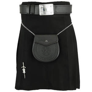 Ladies Women tartan Pleated Billie Kilt Skirt Buckled Straps Grid Skirts - Product Image 2