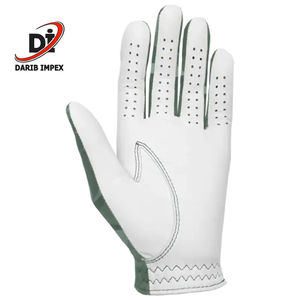 Bonne vente Cabretta gants de golf en cuir véritable avec logo personnalisé aimant équipement de sport du fabricant pakistanais - Product Image 6