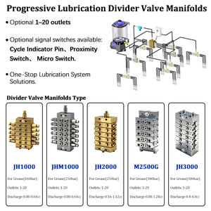 Gecentraliseerde Smeerverdeler Hogedruk Vetstroom Controle Progressieve Smering Verdeelklep Spruitstukken - Product Image 2