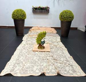 Hermoso diseñador Party Wear Sari con trabajo de hilo con blusa en seda Benglori - Product Image 2