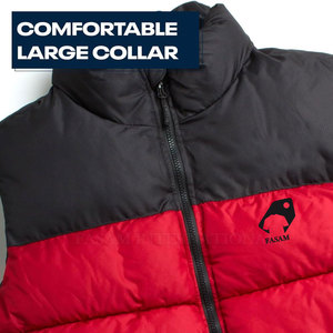 New Arrival Solid Color <b>Men</b> Puffer <b>Vest</b> High Quality <b>Men</b> Puffer <b>Vest</b> Low MOQ <b>Men</b> Puffer <b>Vest</b> - Product Image 5