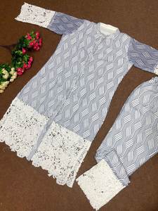 Ensemble haut et pantalon en georgette traditionnelle de créateur, tenue de soirée chic et élégante pour les événements sociaux du soir, chic et élégant Salwar Kameez - Product Image 3