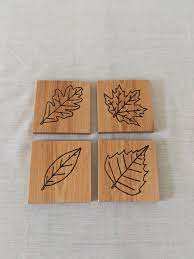 Posavasos de nogal Posavasos de madera natural para bebidas y protección de bebidas A precio muy bajo por HF CRAFTS - Product Image 4