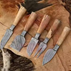 Stylish Cheese Knife Set with Polka <b>Dot</b> Handles Durable Stainless Steel Blades for Effortless Slicing and Serving - Product Image 2