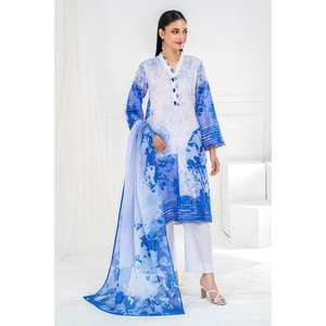 Ensemble de 3 pièces non cousues en tissu imprimé SD-52018 avec décoration boutonnée - Product Image 6