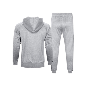 ชุดวอร์มผู้ชายแบบมีฮู้ด OEM คุณภาพดี ราคาถูก คอลเลคชั่นพิเศษสำหรับฤดูหนาว ระบายอากาศได้ดี ชุดออกกำลังกายแบบหลวม 2 ชิ้น สำหรับผู้ชาย - Product Image 3