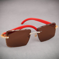 Lunettes de soleil carrées polarisées UV400 personnalisées HIPHOP STAR, monture durable en métal + PC, verres miroir, couleurs personnalisées