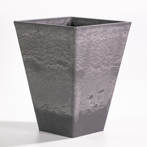 Vaso da fiori quadrato a basso prezzo fioriera vaso da fiori alto stampo in <span class=keywords><strong>cemento</strong></span> vaso da fiori vaso da fiori in plastica per esterni - Product Image 3