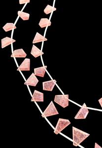 100% perles de Quartz fraise naturelle 6-12 MM fabrication de bijoux pierres précieuses guérison Quartz perles en vrac de haute qualité - Product Image 3