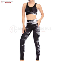 Conjunto de Yoga personalizado para mujer con estampado de serpiente de cintura alta de alta calidad, ropa deportiva para gimnasio, entrenamiento de secado rápido