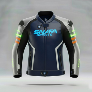Chaquetas de Motociclista de Cuero Personalizadas de Alta Calidad Más Populares, Hechas en Pakistán, Chaquetas de Cuero de Motociclista de Primera Calidad - Product Image 1