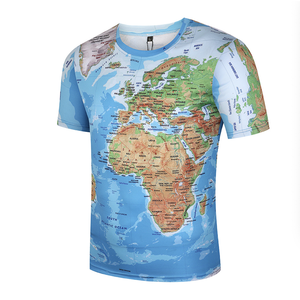 High Street Custom Men's Oversized Acid Wash Camiseta 100% algodón Jersey manga corta patrón sólido precio de impresión bajo demanda - Product Image 5