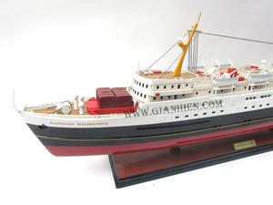 Gia Nhien Fabricant Conception personnalisée quantité minimale de commande bas KONINGIN WILHELMINA MODÈLE DE BATEAU EN BOIS MODÈLE DE BATEAU EN bois DE HAUTE QUALITÉ - Product Image 4