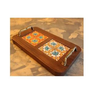 Plateaux de luxe Meena Logo imprimé Idéal pour le petit déjeuner Cupcakes et thé Servir Parfait pour les mariages et événements Plateaux de vaisselle - Product Image 4