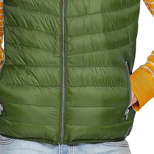 Gilet matelassé avec logo personnalisé pour hommes Gilets d'hiver rembourrés en duvet Gilet à bulles pour hommes Veste en duvet sans manches pour hommes Gilet matelassé chaud OEM - Product Image 6