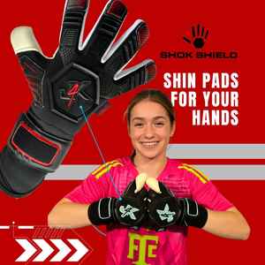 Gants de gardien de but en cuir de qualité supérieure personnalisables sur mesure coupe personnalisée poignée en latex de football en gros - Product Image 6
