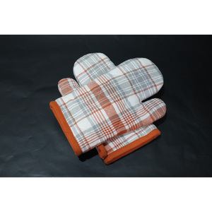 Professional Manufacturer 100% Cotton <b>Oven</b> Mitts for <b>Oven</b> Stripe Design 100% Cotton <b>Oven</b> Mitten - Product Image 6