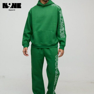 Fabricante de Ropa Deportiva Personalizada OEM, Conjuntos de Sudadera con Capucha de Verano para Hombre, de Alta Calidad, 100% Algodón, Talla Grande - Product Image 3