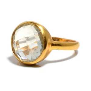 Crystal Quartz 925 Sterling Silver Engagement <b>Ring</b> <b>for</b> <b>Women</b> <b>Rings</b> - Product Image 1