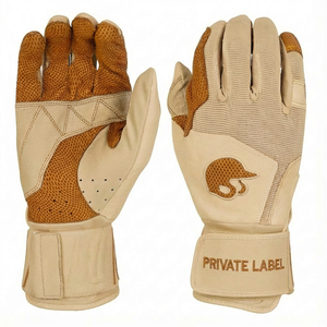 Wholesale Optimal Damping Softball <b>Batting</b> <b>Gloves</b> High Tack Goatskin Palm Custom Logo Print Bulk Supply Softball <b>Batting</b> <b>Gloves</b> - Product Image 2