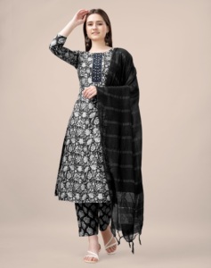 XL bohemio rayón estampado vestido cuello redondo Vintage Y2K estilo elegante encaje bordado largo hasta la rodilla trabajo Oficina Casual vestido lavable - Product Image 1