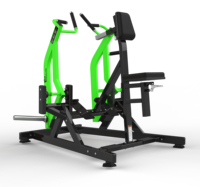Máquina de remo comercial isolateral con doble palanca independiente para entrenamiento de espalda media, equipo para gimnasio RS-1011