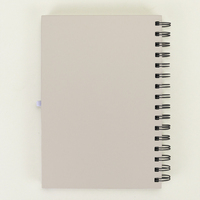 Haute qualité A5 A6 B5 bobine cahier liste de tâches Journal pour fournitures scolaires papeterie cahier à spirale avec couverture translucide
