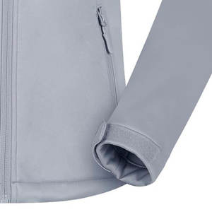 OEM venta al por mayor chaquetas al aire libre cortavientos con capucha impermeable de manga larga con cremallera frontal chaquetas Softshell para las mujeres - Product Image 3