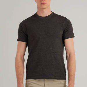 2024 été Logo personnalisé poids lourd personnaliser votre propre marque étiquette impression Logo col rond couleur verte coton Jersey t-shirts - Product Image 5