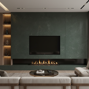 Losa de cuarzo pulido esmeralda de lujo personalizada, encimera de cocina de piedra de cuarzo Artificial interior moderna de corte Premium - Product Image 6